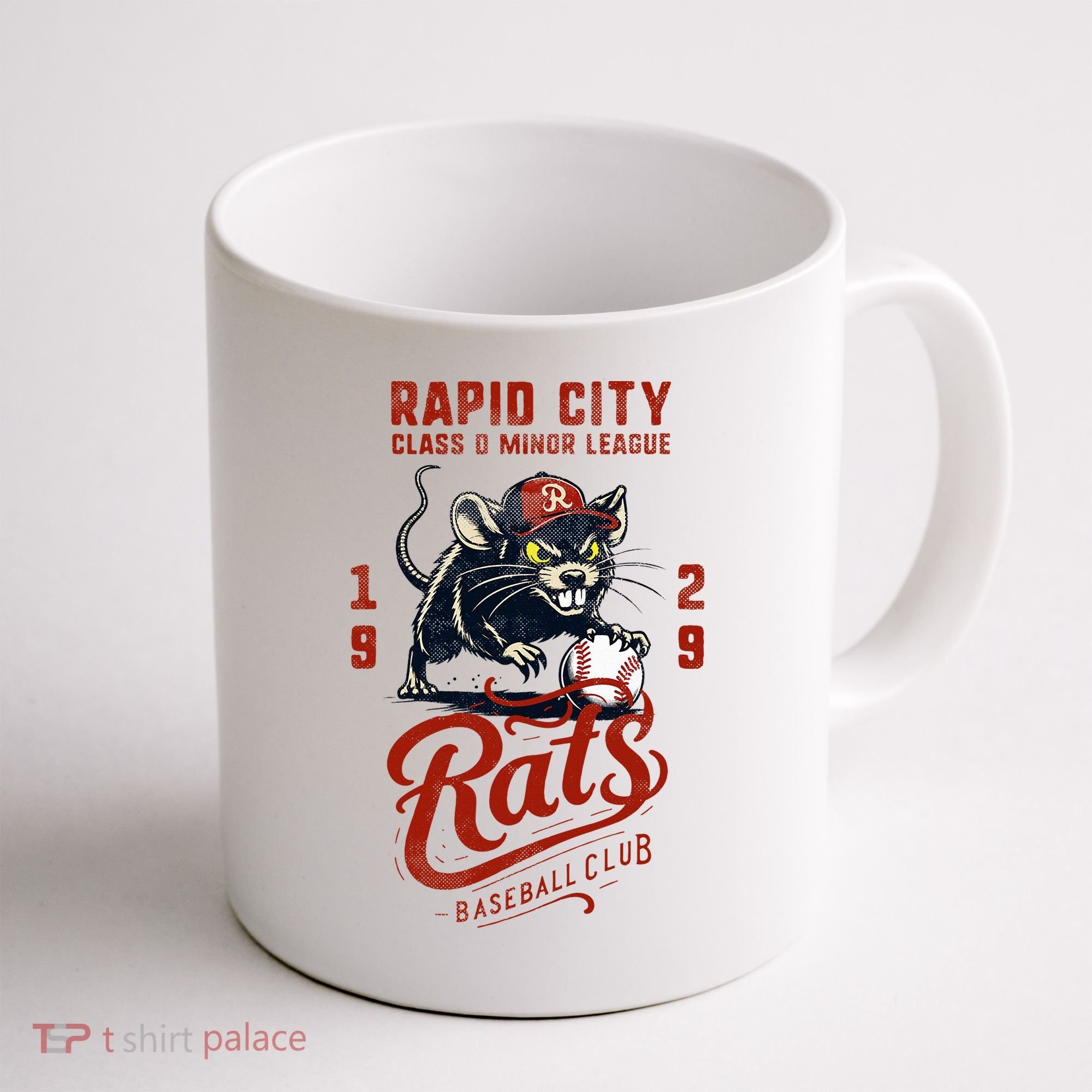 Rapid City Rats Retro Minor League Baseball Team Coffee Mug