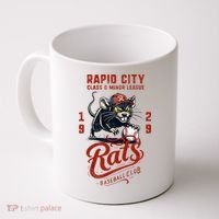 Rapid City Rats Retro Minor League Baseball Team Coffee Mug thumb 0