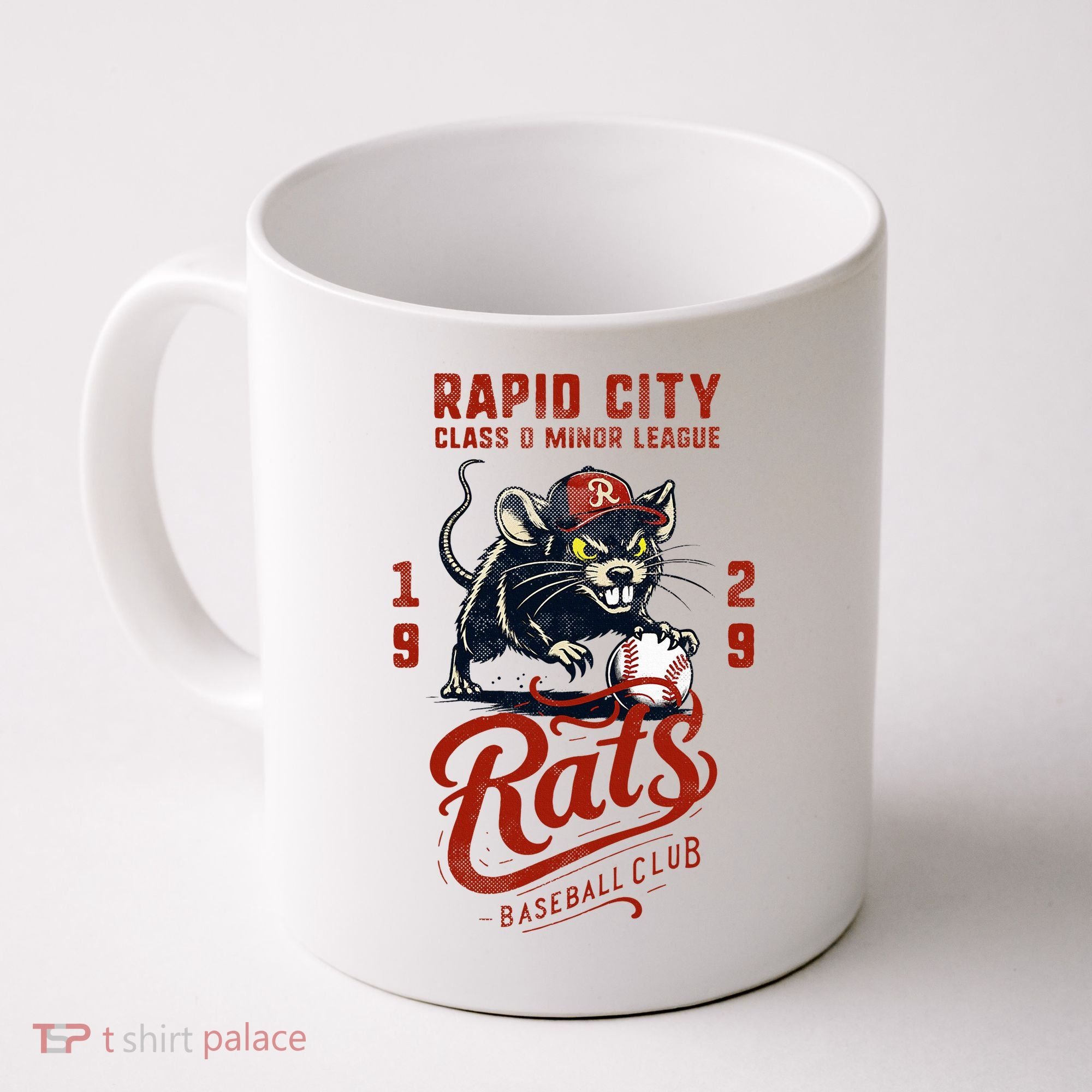 Rapid City Rats Retro Minor League Baseball Team Coffee Mug