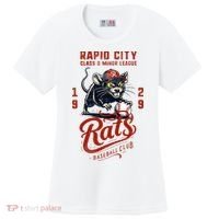 Rapid City Rats Retro Minor League Baseball Team Women's Cooling Performance Crew T-Shirt thumb 0