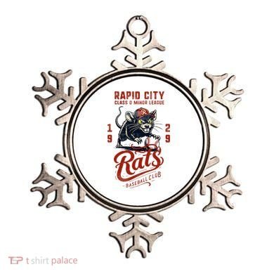 Rapid City Rats Retro Minor League Baseball Team Ornament