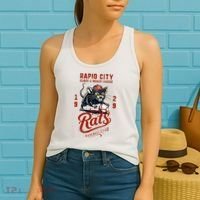 Rapid City Rats Retro Minor League Baseball Team Women's Tank Top thumb 2