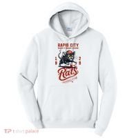 Rapid City Rats Retro Minor League Baseball Team Tall Hoodie thumb 0