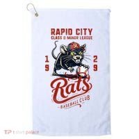 Rapid City Rats Retro Minor League Baseball Team Golf Towel thumb 0