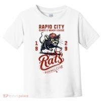 Rapid City Rats Retro Minor League Baseball Team Toddler T-Shirt thumb 0