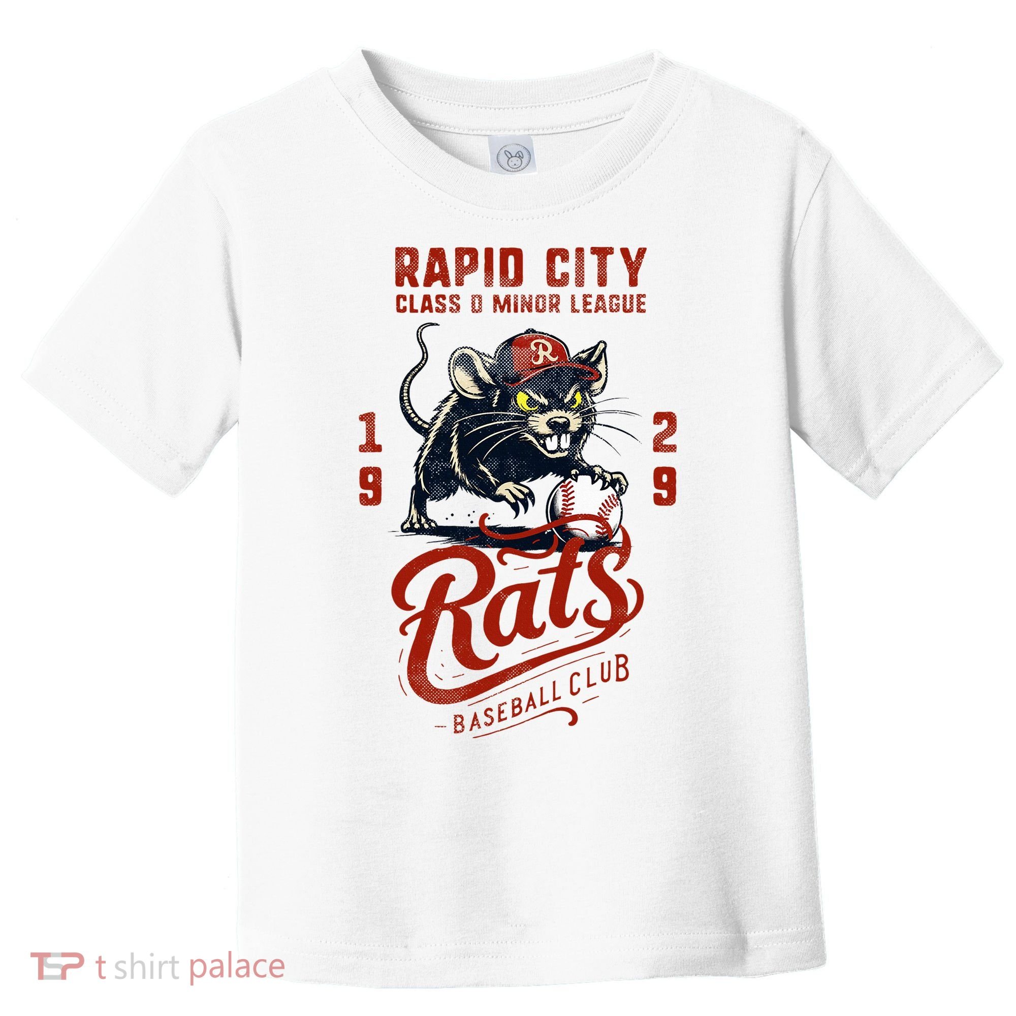 Rapid City Rats Retro Minor League Baseball Team Toddler T-Shirt