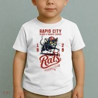 Rapid City Rats Retro Minor League Baseball Team Toddler T-Shirt thumb 2