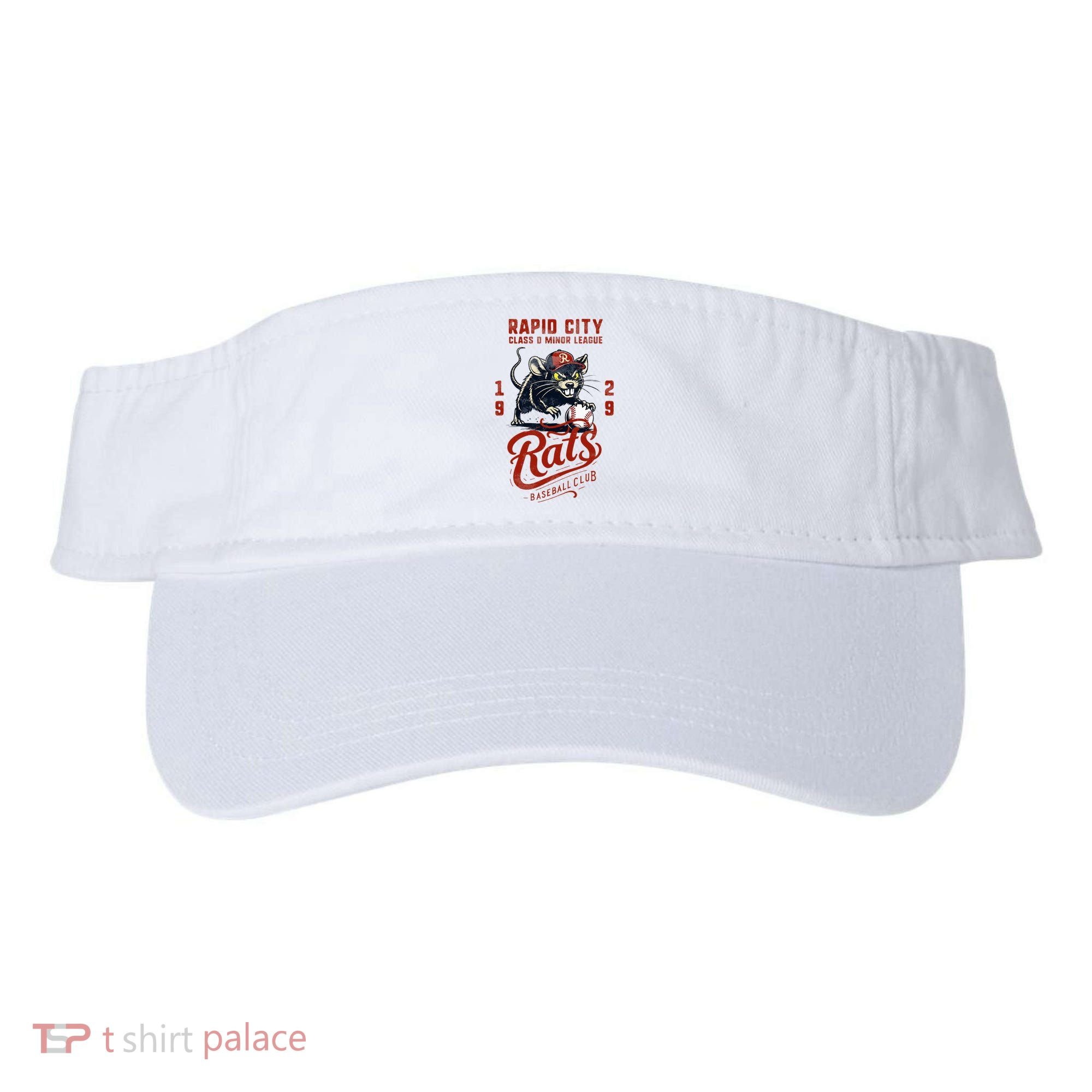 Rapid City Rats Retro Minor League Baseball Team Visor
