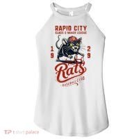 Rapid City Rats Retro Minor League Baseball Team Women's Perfect Tri Rocker Tank thumb 0