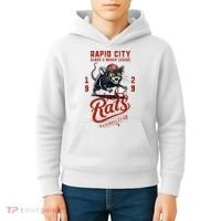 Rapid City Rats Retro Minor League Baseball Team Kids Hoodie thumb 4