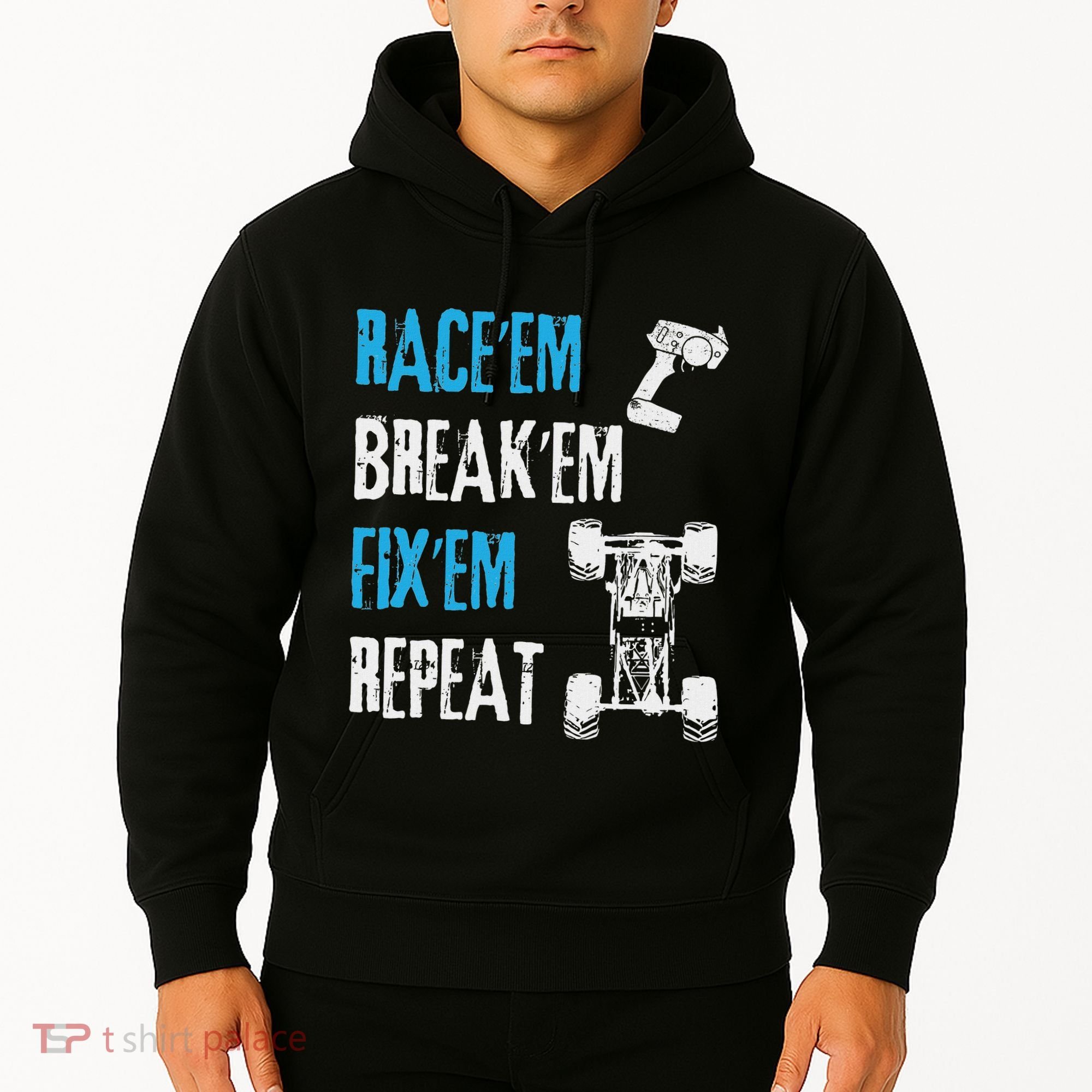 Rc Car Remote Control Racing Gift Hoodie