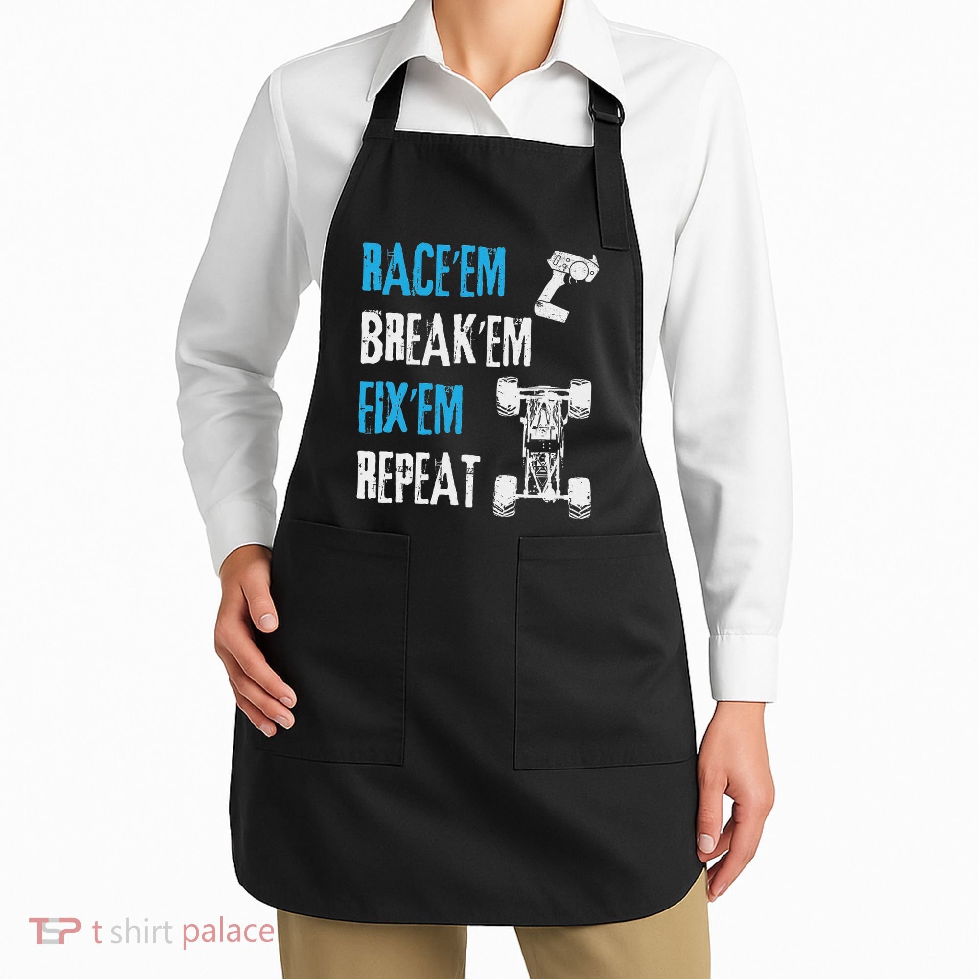 Rc Car Remote Control Racing Gift Apron