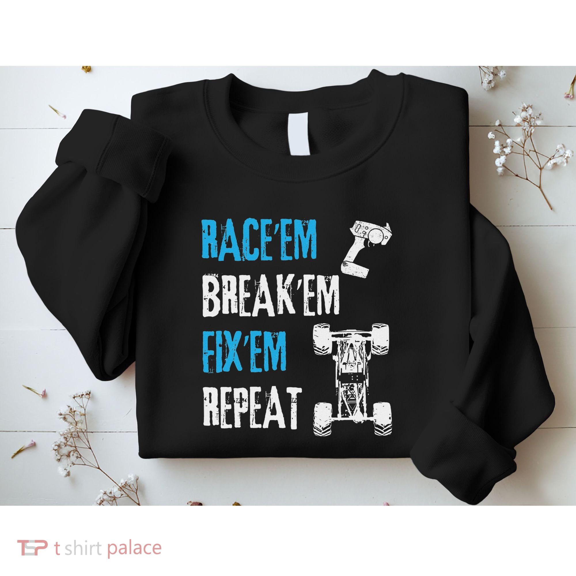 Rc Car Remote Control Racing Gift Sweatshirt