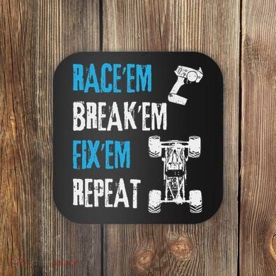 Rc Car Remote Control Racing Gift Coaster