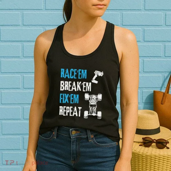 Rc Car Remote Control Racing Gift Women's Tank Top