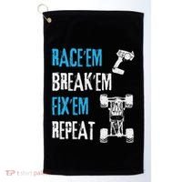 Rc Car Remote Control Racing Gift Golf Towel thumb 0