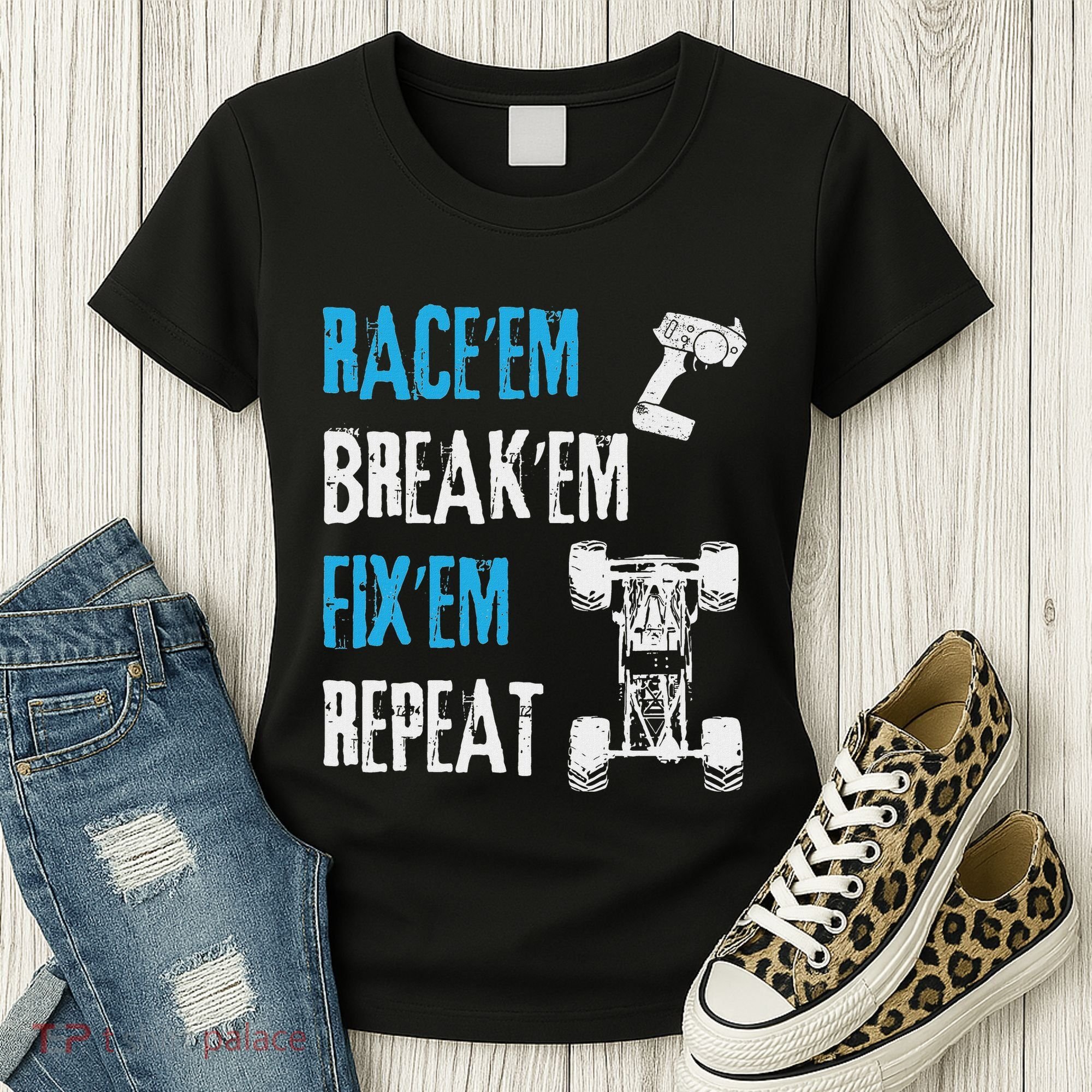 Rc Car Remote Control Racing Gift Women's T-Shirt
