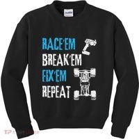 Rc Car Remote Control Racing Gift Kids Sweatshirt thumb 0