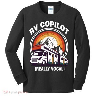 RV Copilot Kids Long Sleeve Shirt