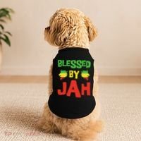 Rasta Clothing Reggae Lion Dreadlocks Doggie Tank thumb 2