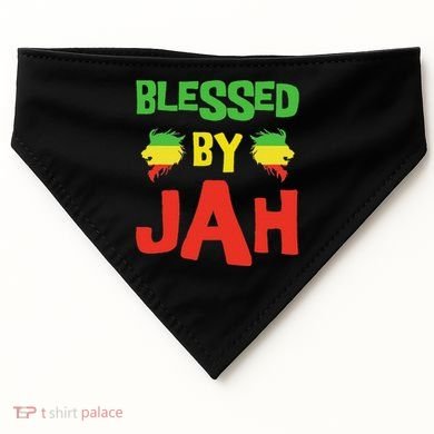 Rasta Clothing Reggae Lion Dreadlocks USA-Made Doggie Bandana