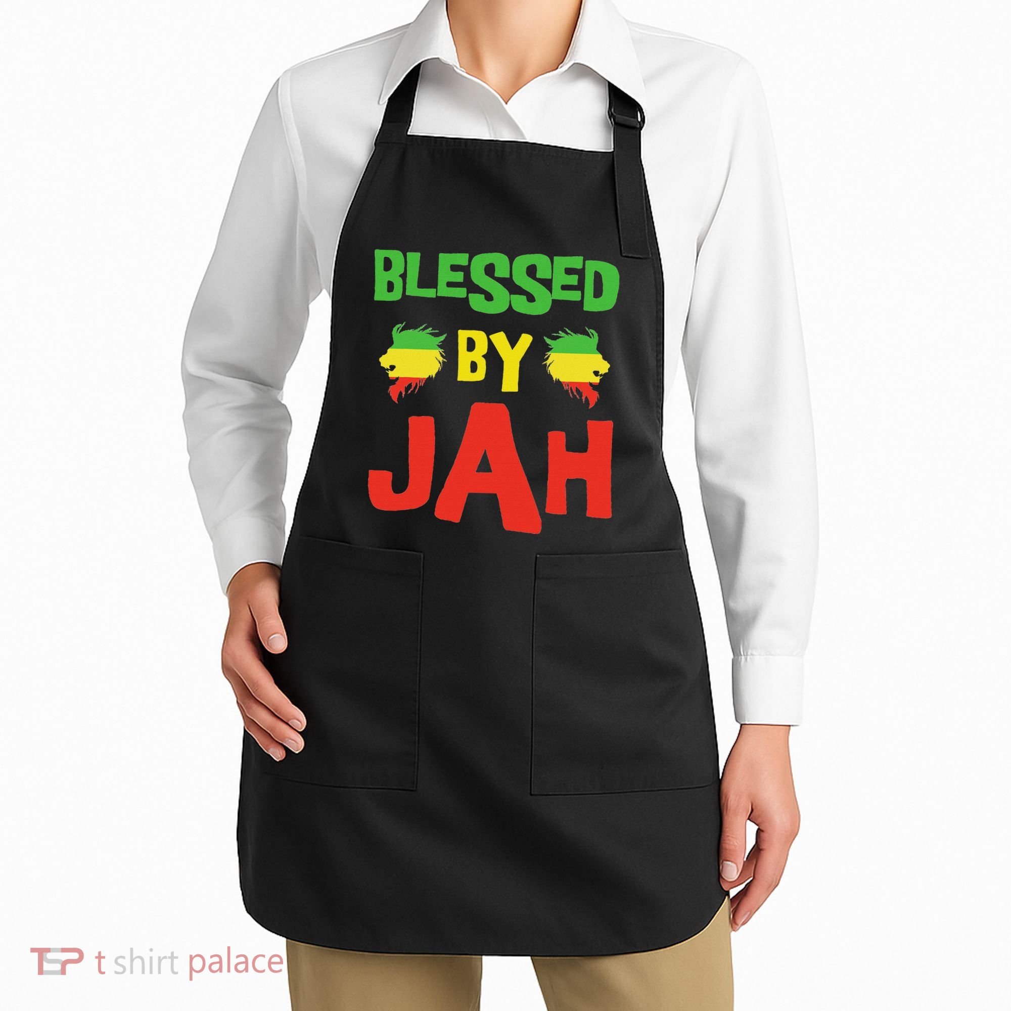 Rasta Clothing Reggae Lion Dreadlocks Apron