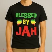 Rasta Clothing Reggae Lion Dreadlocks T-Shirt thumb 3