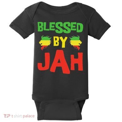 Rasta Clothing Reggae Lion Dreadlocks Baby Bodysuit