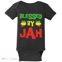Rasta Clothing Reggae Lion Dreadlocks Baby Bodysuit thumb 0