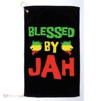 Rasta Clothing Reggae Lion Dreadlocks Golf Towel thumb 0
