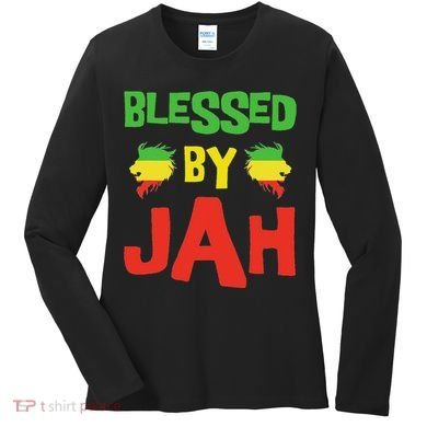 Rasta Clothing Reggae Lion Dreadlocks Women's Long Sleeve Shirt