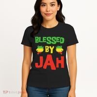 Rasta Clothing Reggae Lion Dreadlocks Women's T-Shirt thumb 4
