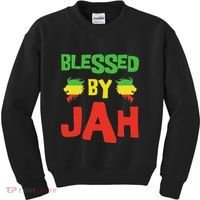Rasta Clothing Reggae Lion Dreadlocks Kids Sweatshirt thumb 0