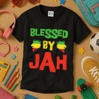 Rasta Clothing Reggae Lion Dreadlocks Kids T-Shirt thumb 3
