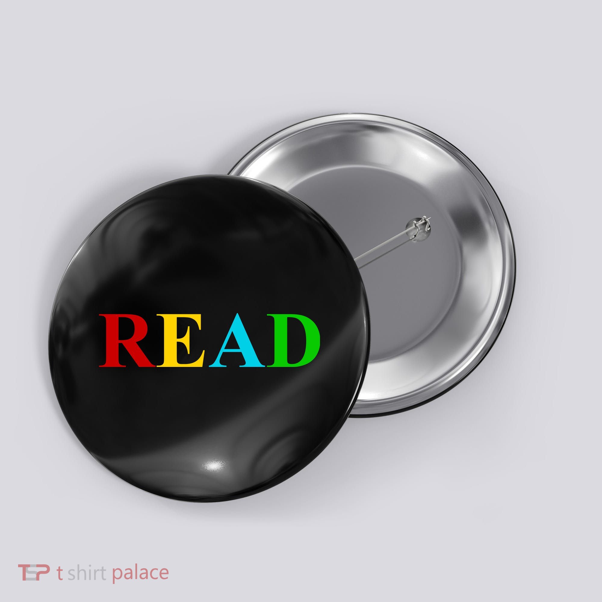 Read Colorful Rainbow Button