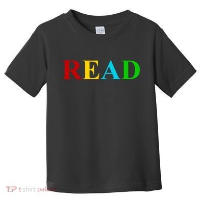 Read Colorful Rainbow Toddler T-Shirt