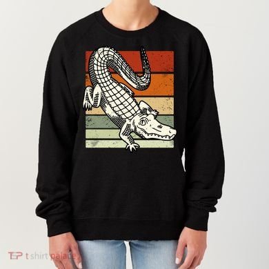 Retro Crocodile Women's Sweatshirt