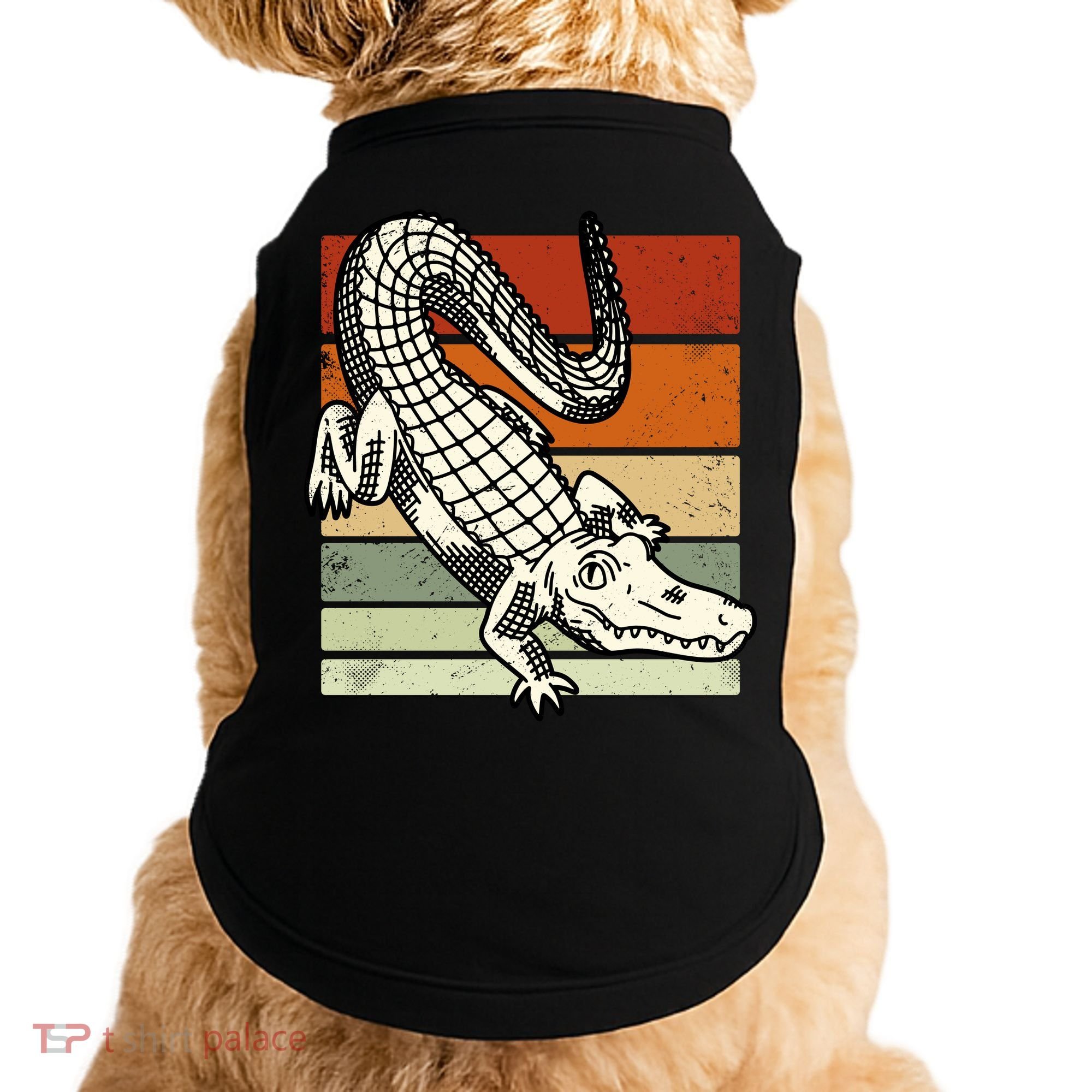 Retro Crocodile Doggie Tank