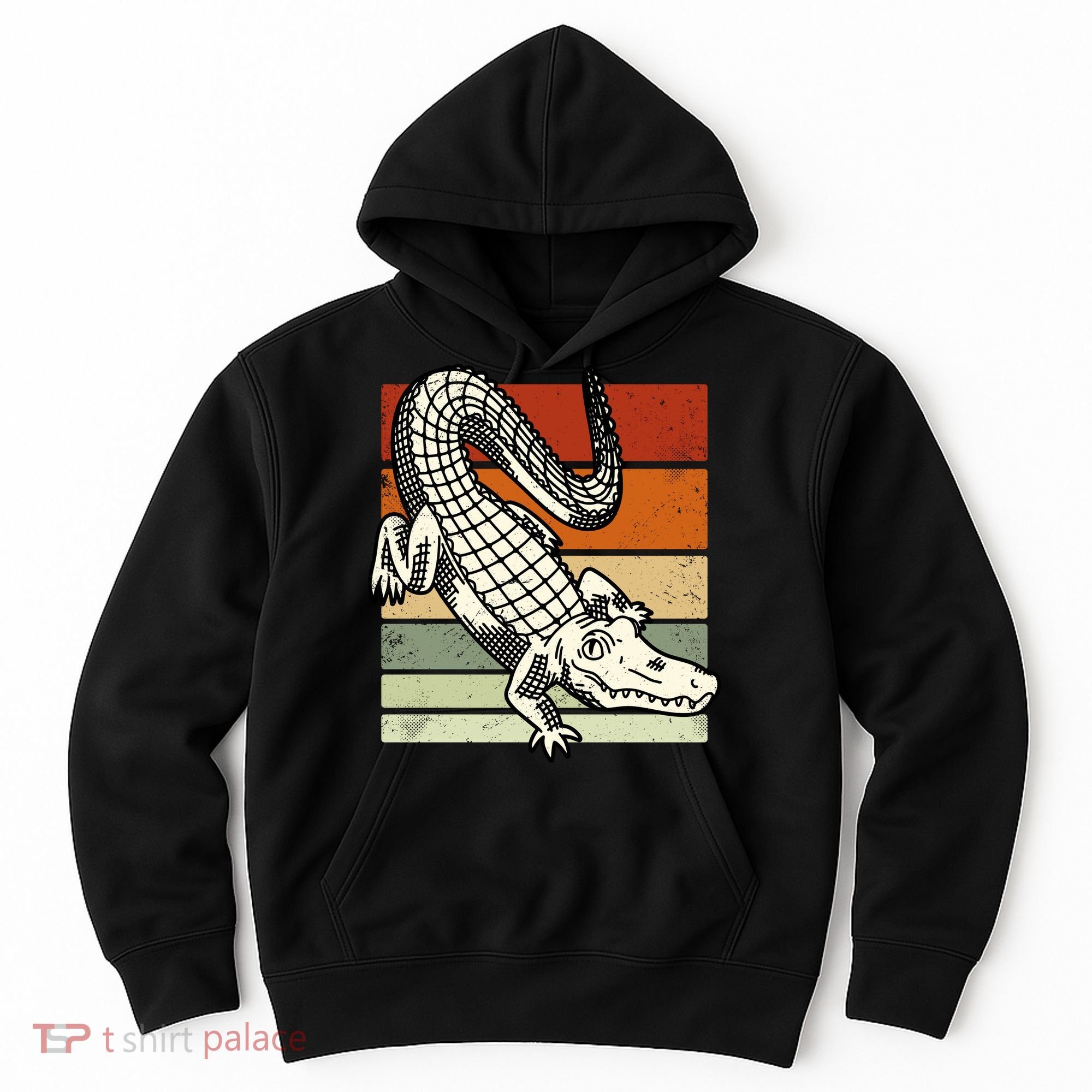 Retro Crocodile Hoodie