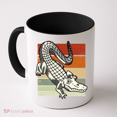 Retro Crocodile Coffee Mug