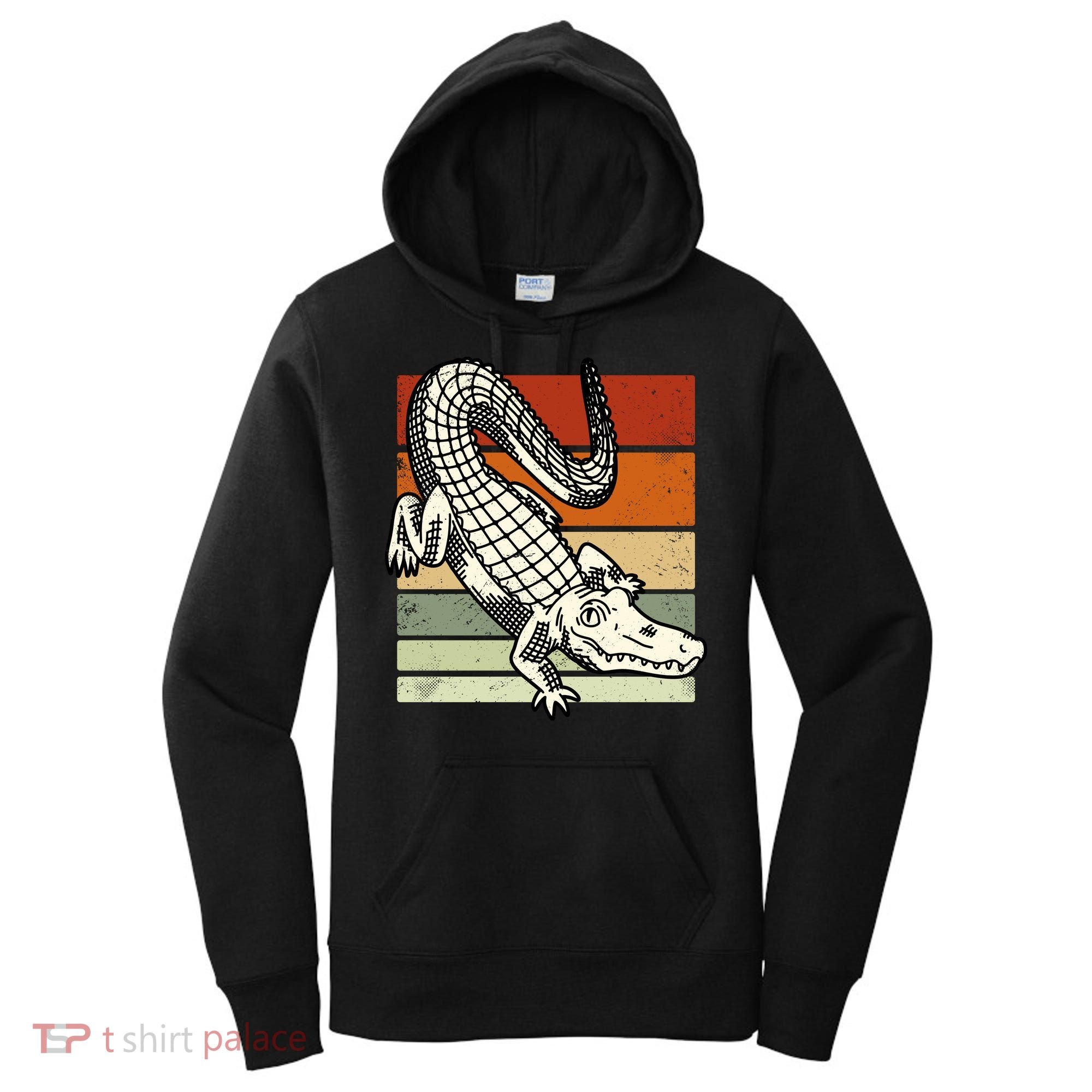 Retro Crocodile Women's Hoodie