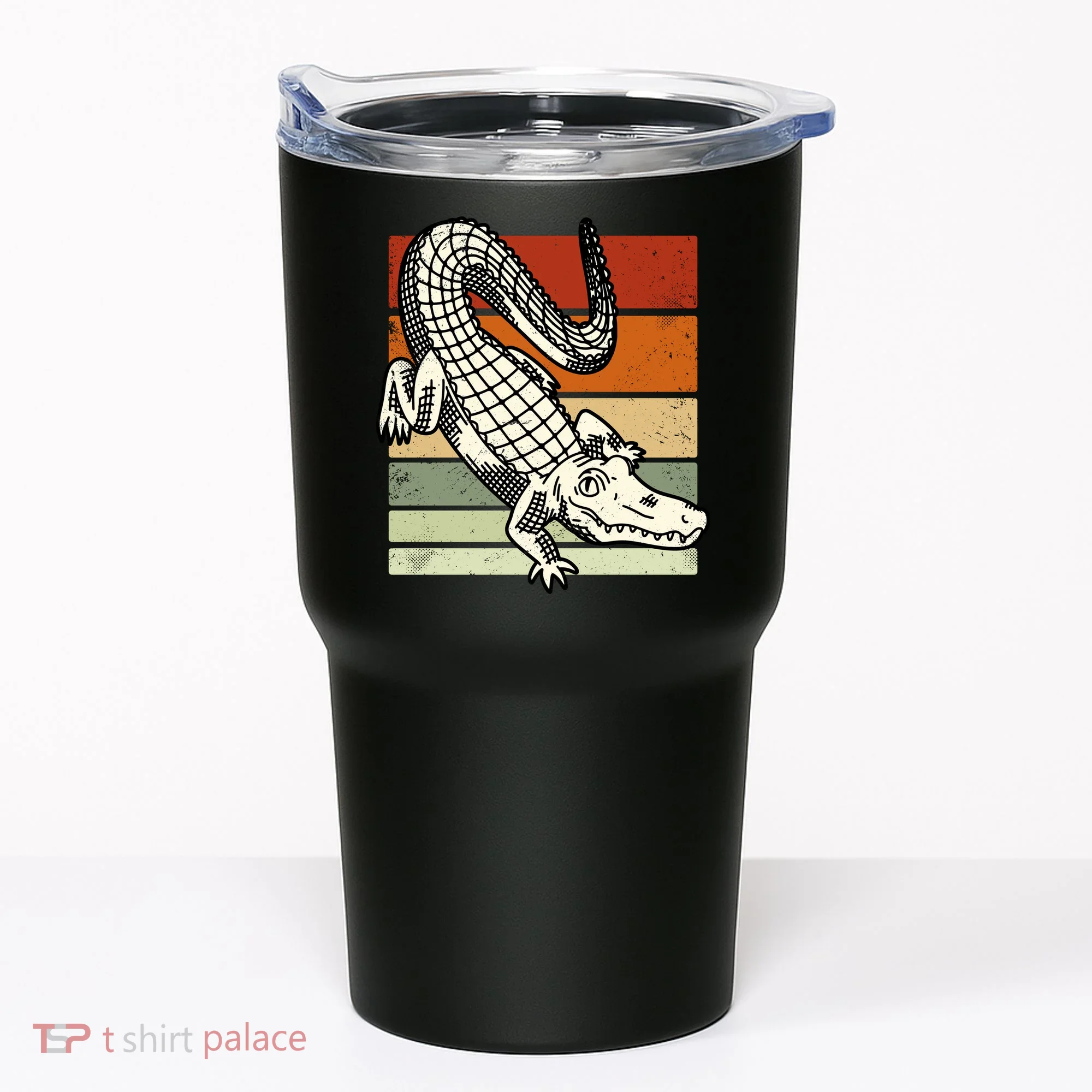 Retro Crocodile Tumbler
