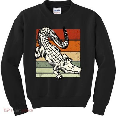 Retro Crocodile Kids Sweatshirt