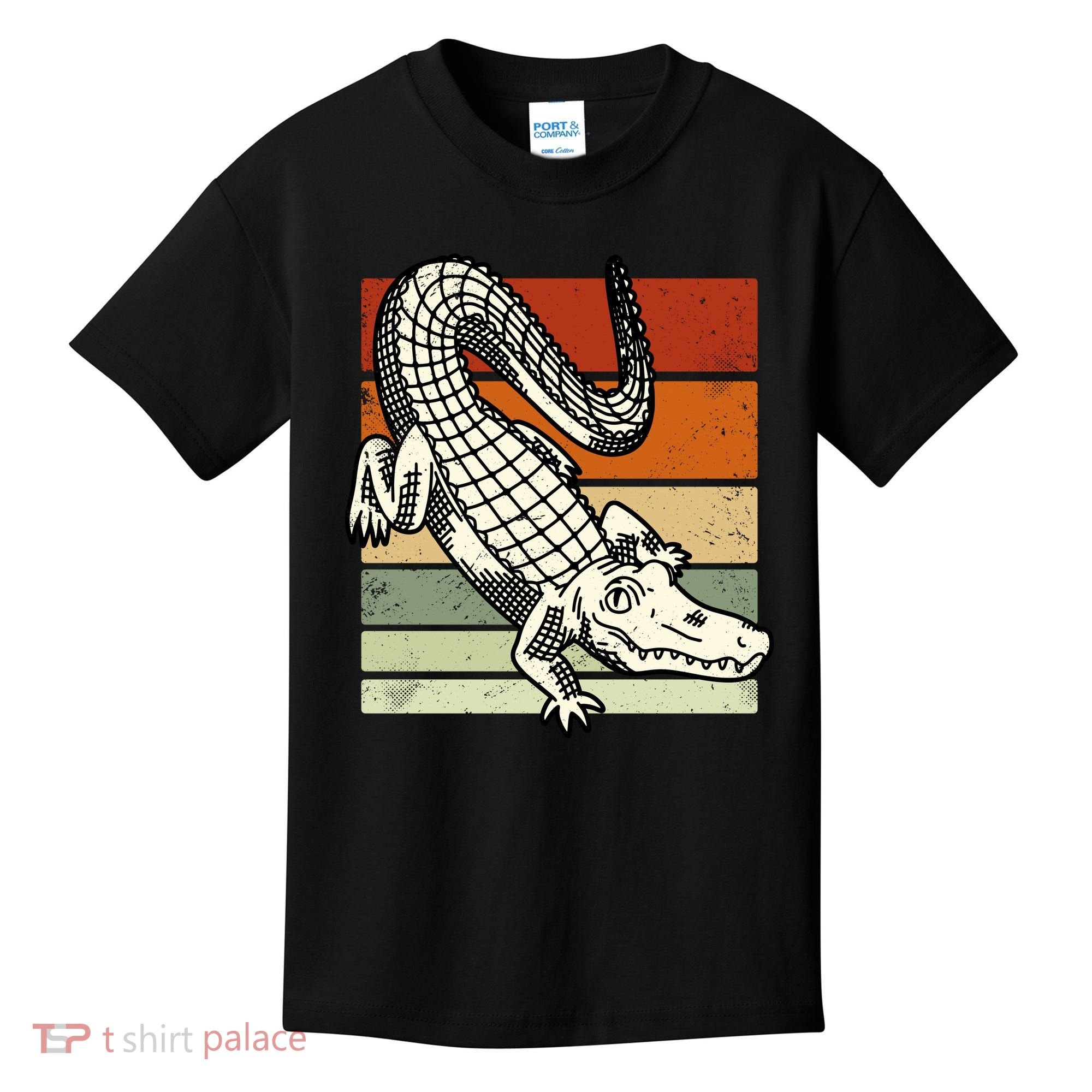 Retro Crocodile Kids T-Shirt