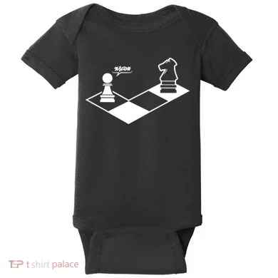Retro Chess Baby Bodysuit