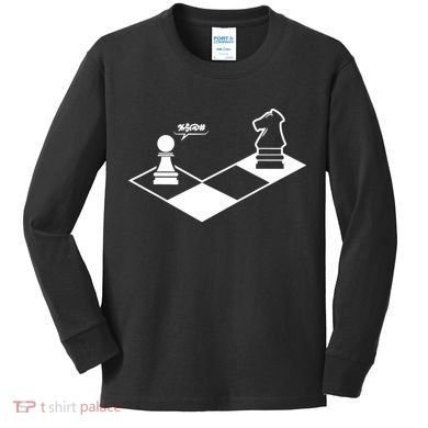 Retro Chess Kids Long Sleeve Shirt