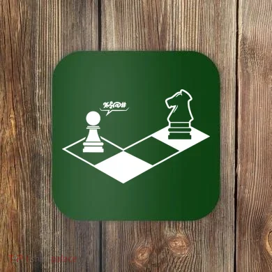 Retro Chess Coaster