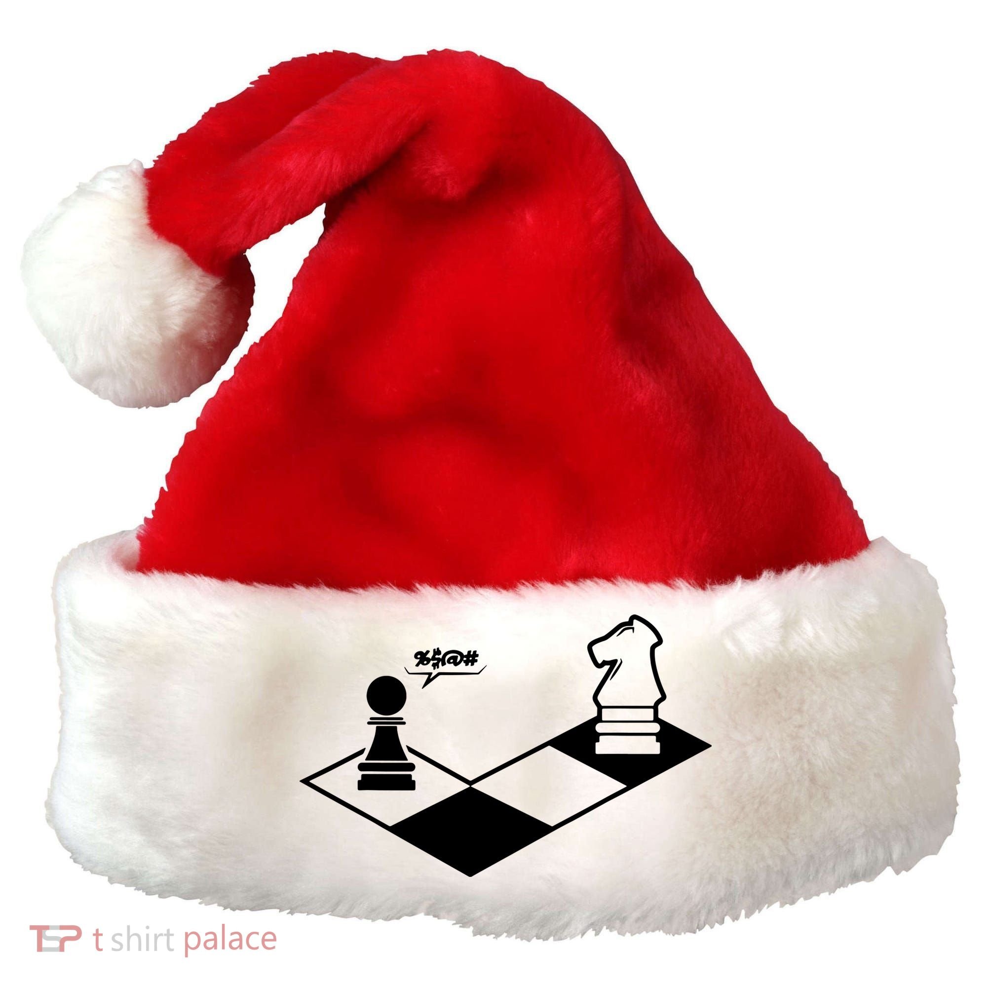 Retro Chess Santa Hat
