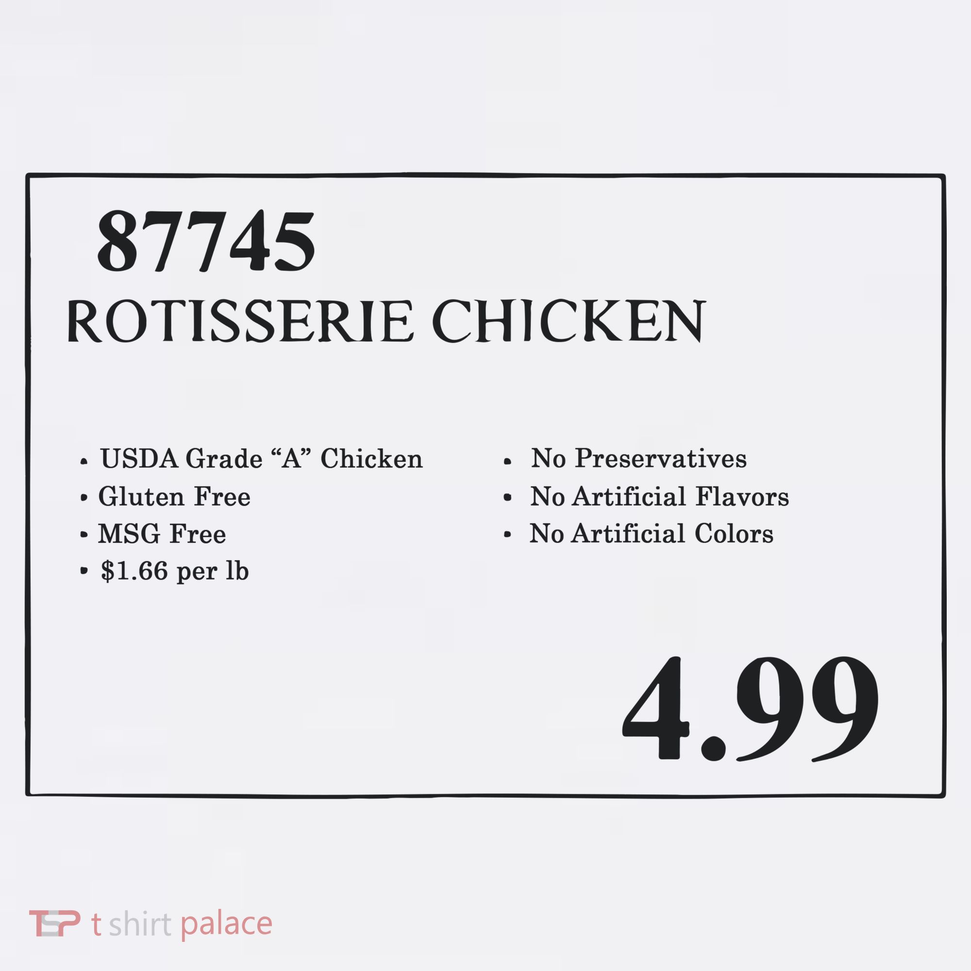 Rotisserie Chicken Kids Long Sleeve Shirt