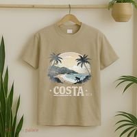 Retro Costa Rica Landscape Vintage Souvenir T-Shirt thumb 2